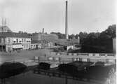 Västerbro med Fisktorget mot söder och med kvarteret Morfeus t.v. år 1929.