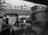 Gårdsinteriör från kvarteret Mars (Tidbladska gården) år 1930.