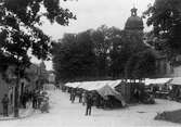 Södra Kyrkogatan med Hötorget västerut år 1922.