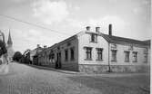 Stora Brogatan österut från Sandgärdsgatan med kvarteret Tor t.h. år 1927.