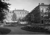 Gamla lasarettet i kvarteret Idun från väster år 1925.