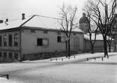 Nelsonska huset sett från Allégatan år 1908. Kv Justitia.