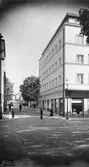 Skolgatan från Österlånggatan mot öster år 1929.