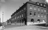 Sandgärdsgatan mot norr med Stadskällaren i kvarteret Heimdal år 1931.