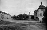 Billdalsgatan mot öster med kvarteret Järnbäraren t.v. år 1929.