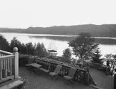 Utsikt över Öresjö från Disponent Gustaf Rydins sommarvilla Lissbo.