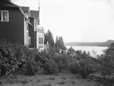Utsikt över Öresjö vid Disponent Gustaf Rydins sommarvilla Lissbo.