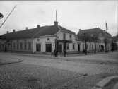 Lundbergska huset vid Österlånggatan Lilla Brogatan.