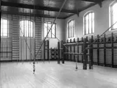 Elementarskolans (Bäckängskolan) gymnastiksal.