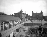 Stora Torget. Handelsbanken byggs.