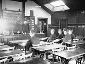 Tekniska skolan, kemilaboratoriet.