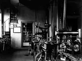Tekniska skolan, verkstaden.