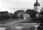 Borås Tidnings hus från Nybro mot Caroli.