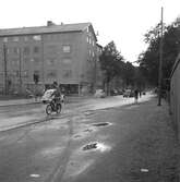 I den gatukorsningen stannade Olle Möller.
3 juli 1959.