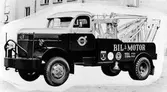 En bärgningsbil, Volvo TLV, inköpt från Visby till Bil och motor omkr 1949-1950.