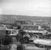 Vy över Jönköping sedd från Stadsparken.