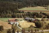 Flygfoto över fastighet Rickelstorp Norregård 1 i Sävsjö kommun.