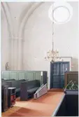 Västerfärnebo sn, Sala kn, Västerfärnebo.
Västerfärnebo kyrka. Vägg efter rengöring, 1999.