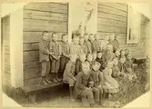 Västerfärnebo sn, Sala kn, Salbo.
Elever vid Salbo småskola, 1892.
