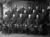 Studiofoto av Borås poliskår.