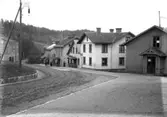 Österlånggatan mot Catrinedal, bönhuset till höger (Filadelfia).