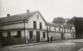 Ridhuset vid Norra Järnvägsgatan / Tegnérkyrkogården, Växjö, ca 1900.