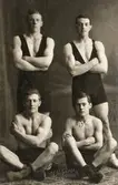 Några medlemmar ur Växjö brottarklubb, 1923.