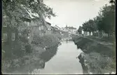 Västerås, Centrum.
Lillån från öster, c:a 1900.
