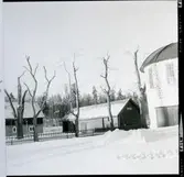 Västervåla sn, Fagersta kn, Ängelsberg.
Uthusbyggnader vid herrgården, 1973.