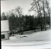 Västervåla sn, Fagersta kn, Ängelsberg.
Området vid herrgården, 1973.