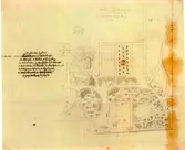 Västervåla sn, Fagersta kn, Ängelsberg.
Plan till trädgårdsanläggning vid herrgården.