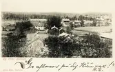 Åseda, vy över bostadskvarter, 1902.