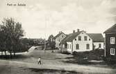 Parti av Åseda centrum, 1910.