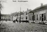 Kronobergsgatan i Växjö, norrut. Tidigt 1900-tal.