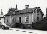 Ahlgrens hus, Båtsmansbacken, Sandgärdsgatan. Växjö 1955.