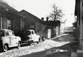 Bäckgatan genom Båtsmansbacken, Ca. 1955.