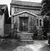 Hus på Båtsmansbacken, Växjö. Ca. 1955.