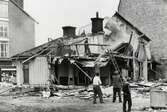 Kafé Stjärnan på Båtsmansbacken rivs. Växjö, 1960.