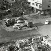 Båtsmansbacken efter rivning. Växjö, 1961.