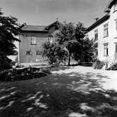 Jouvins vid S:t Olofsgatan, trädgården. Från NM:s byggnadsinventering 1957.