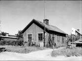 Hästbacken 9, stadsäga 224. Smedjan. Från NM:s byggnadsinventering 1957.