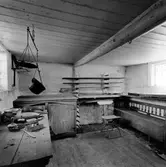 Repslagaregatan 27, Nilssonska bageriet. Från NM:s byggnadsinventering 1957. Interiör bageriet.