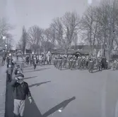 Finalen av militärövningen Ölandskriget. Militärparad.