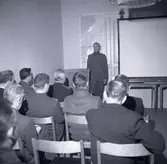 Bild från militärövningen Ölandskriget. Föredrag inom armén.