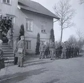 Troligen katastrofövning med hemvärnet.