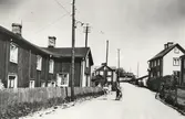 Fastigheter längs Gamla Norrvägen, Växjö, 1940-tal.