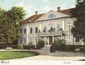 Biskopsresidenset Östrabo, 1907.
Färglagt vykort.