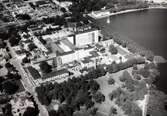 Söder i Växjö, lasarettet, Strandbjörket, Smålands Museum, Järnvägsstationen, centrum, Kungsgatan, Klostergatan, Elverket, Norra Järnvägsgatan, Södra Järnvägsgatan, Värendsgatan, Växjösjön