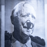 Ernst Wigforss i Färjestaden. Finansminister 1932-1949 under Per Albin Hansson och Tage Elanders tid.
