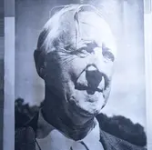 Ernst Wigforss i Färjestaden. Finansminister 1932-1949 under Per Albin Hansson och Tage Elanders tid.